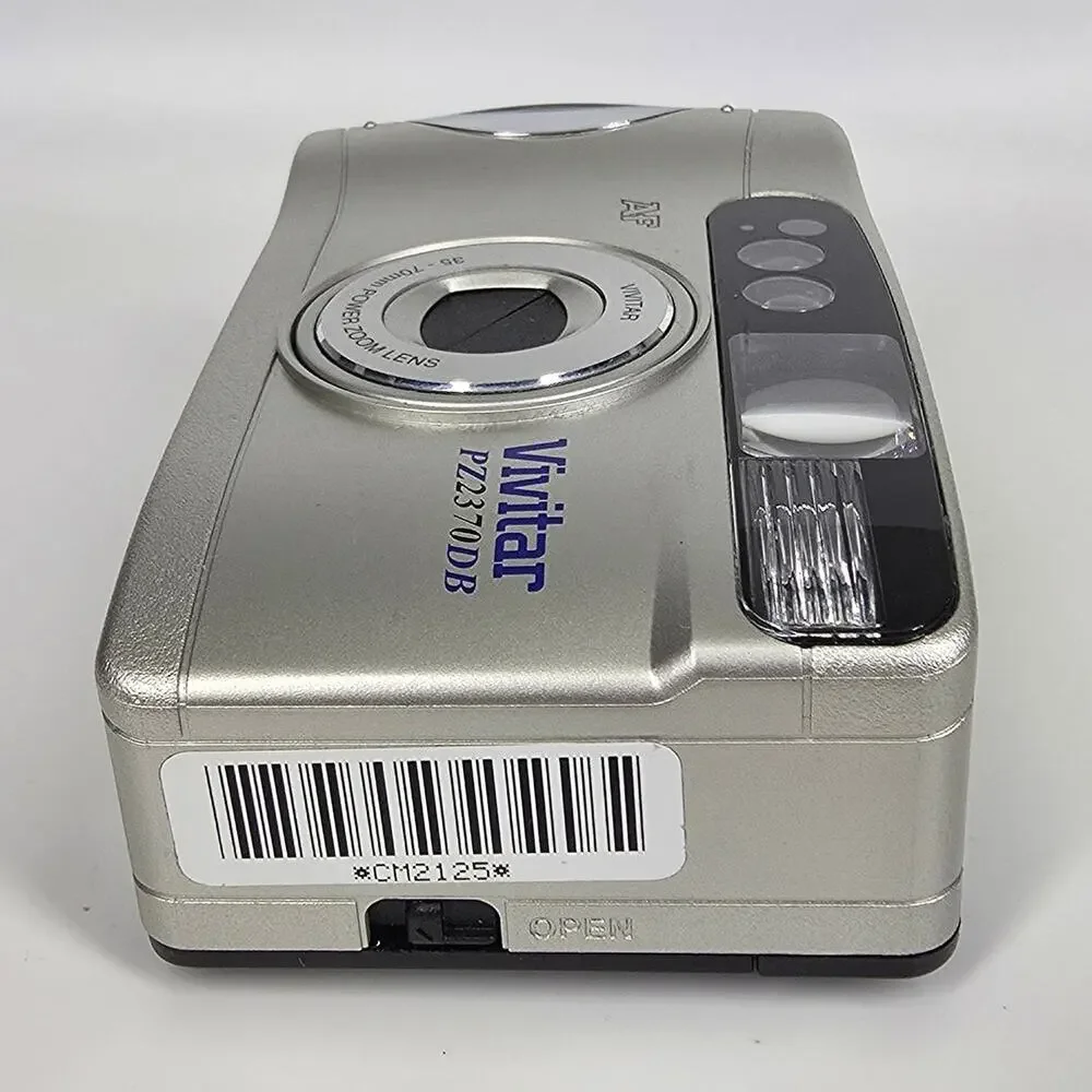 VIVITAR PZ3170DB 35MM VINTAGE POWER ZOOM POINT‑AND‑SHOOT CAMERA – TESTED WORKING